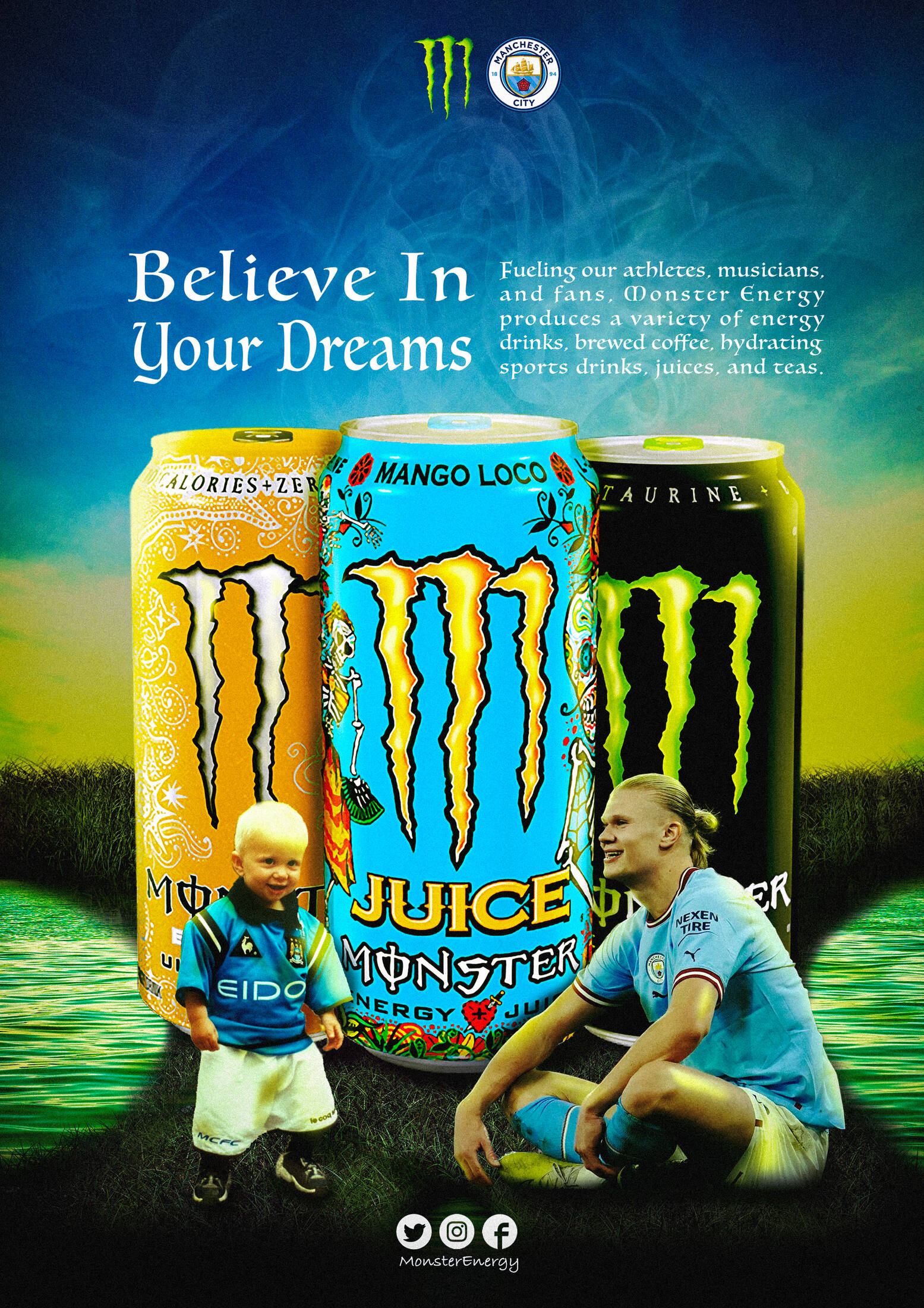 Energy Drink Print Ads