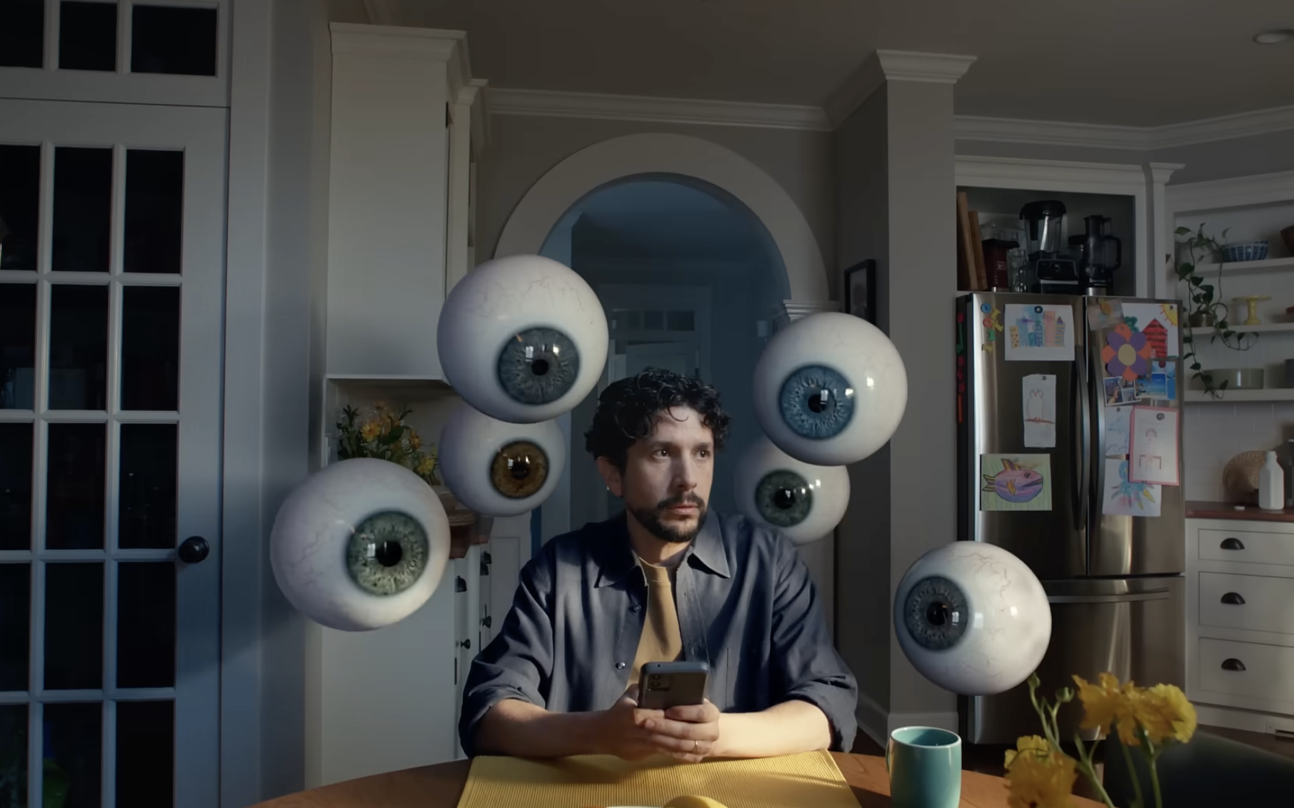 Campaign spotlights the tension between private AI conversations and the ever-watchful eye of online tracking Image