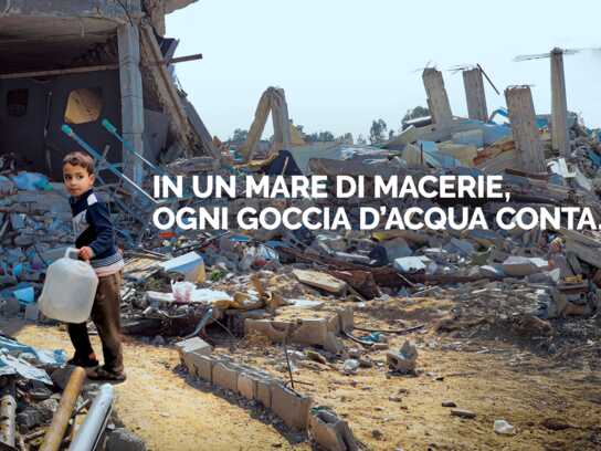 In a Sea of Rubble, Every Drop of Water Counts