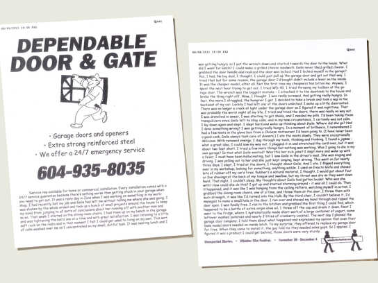 Fax, Pizza flyer, UsedVancouver, Kijiji, Craigslist, Rezo...