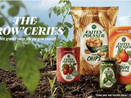 THE GROW’CERIES: The first grocery range you can grow yourself 