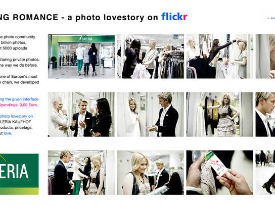 A photo lovestory on Flickr