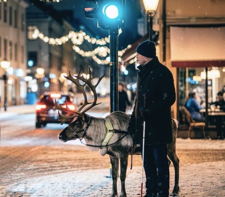 Santa’s reindeer takes on odd jobs Image