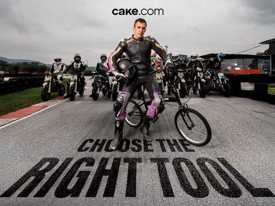 The one with the bicycle - Choose the right tool 