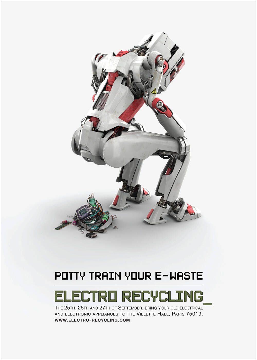 Electro Recycling: Robot • Ads of the World™ | Part of The Clio