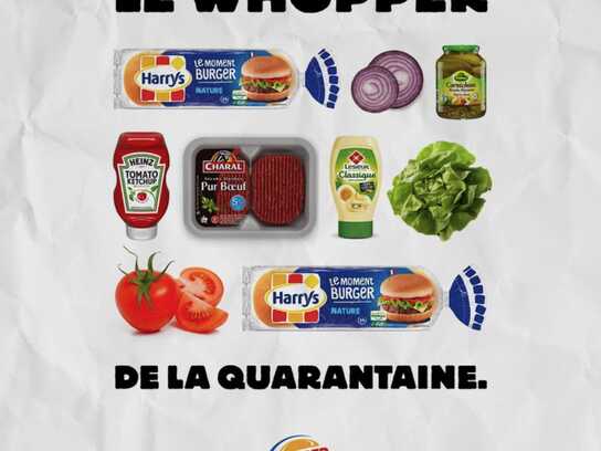 Le Whopper de la Quarantaine