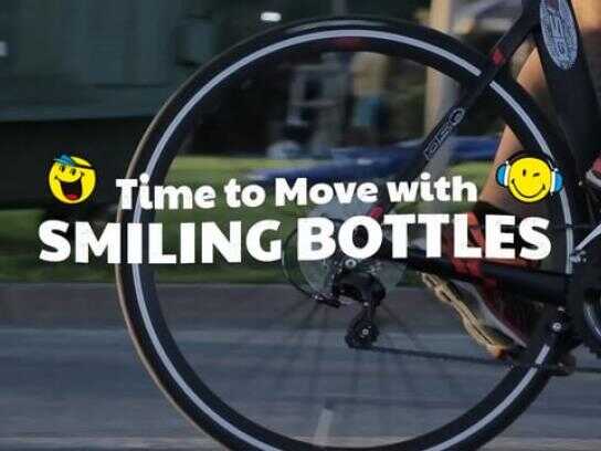 Time to Move with Smiling Bottles