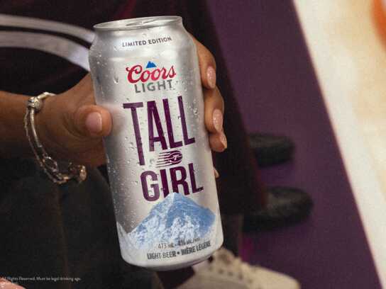 The Coors Light Tall Girl Can