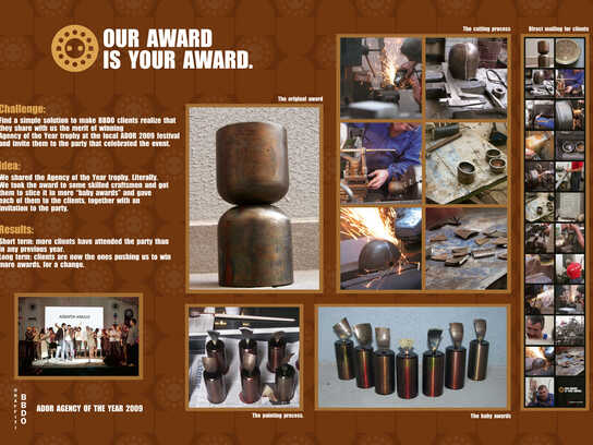 Our Award Is Your Award