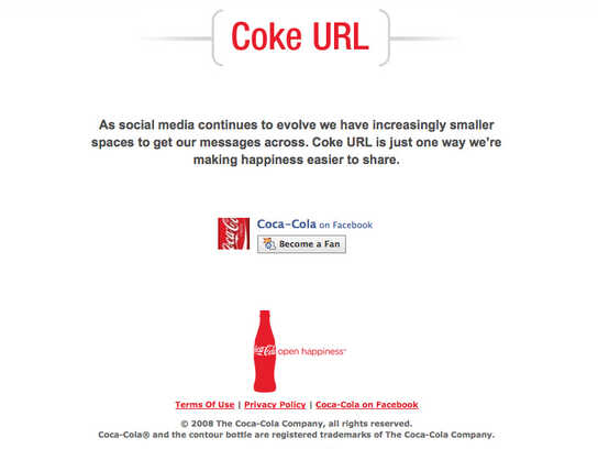 Coke URL