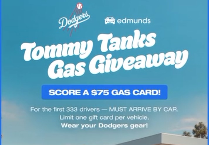 Tommy ‘Tanks’ Gas Giveaway  Image