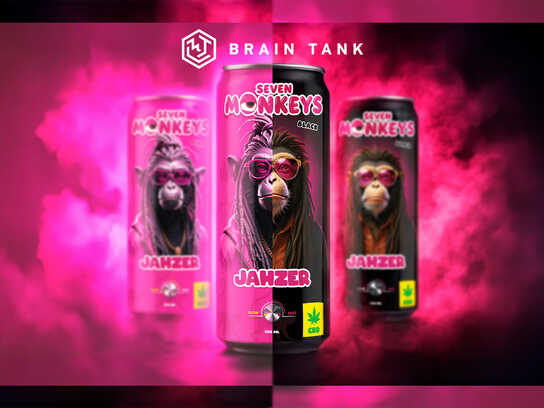 CBD drink JAHZER by BRAIN TANK