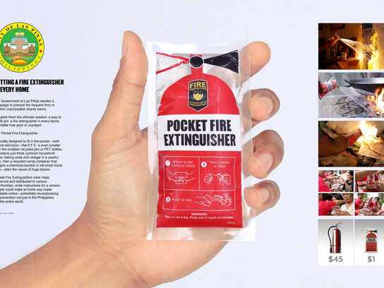 Pocket fire extinguisher