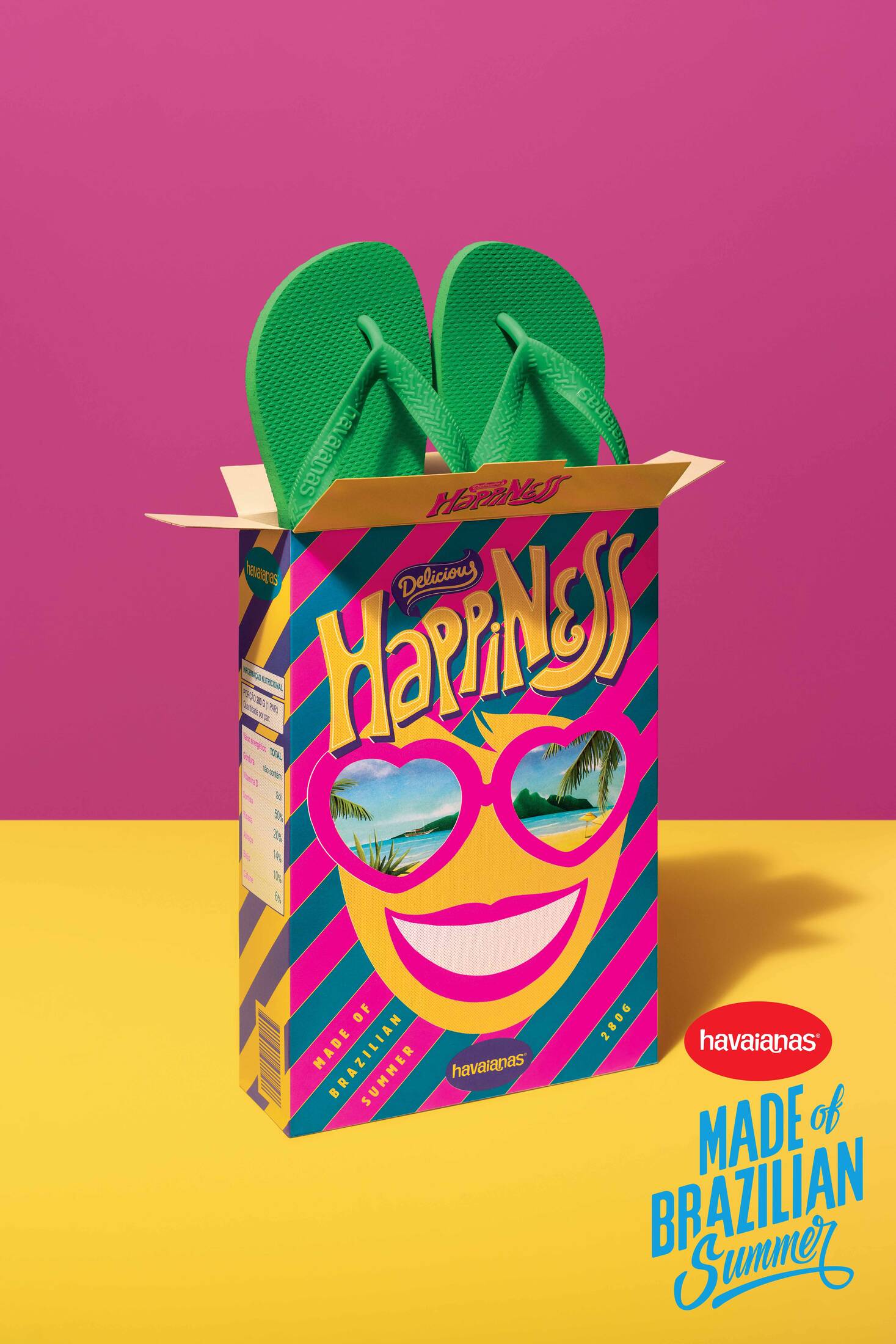 Havaianas made of store brazilian summer