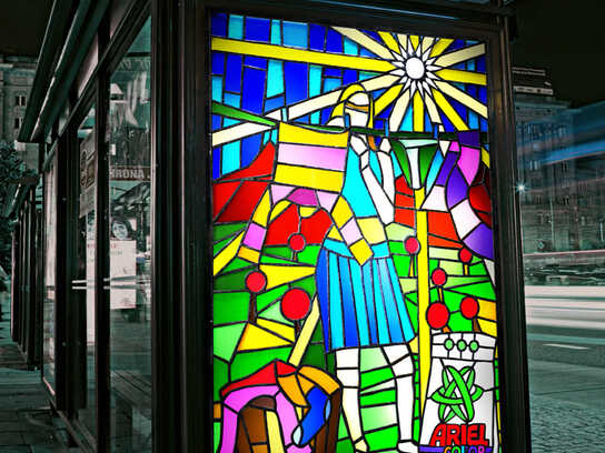 Stained glass windows