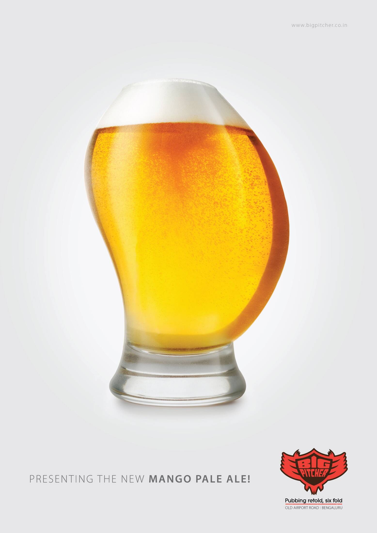 Big Pitcher Mango beer • Ads of the World™ Part of The Clio Network