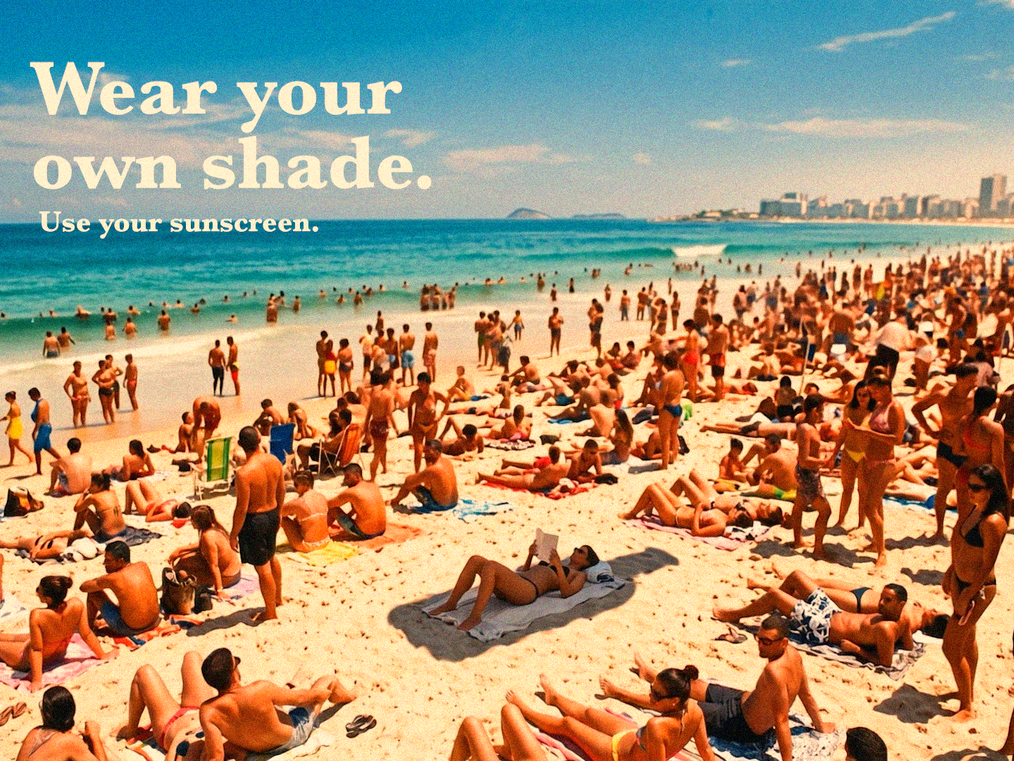 Wear you own shade. Image