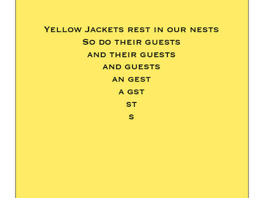 Yellow jackets