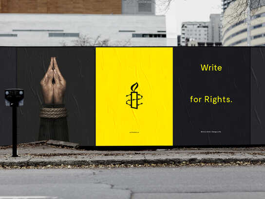 Write for Rights - Outdoor, Write for Rights