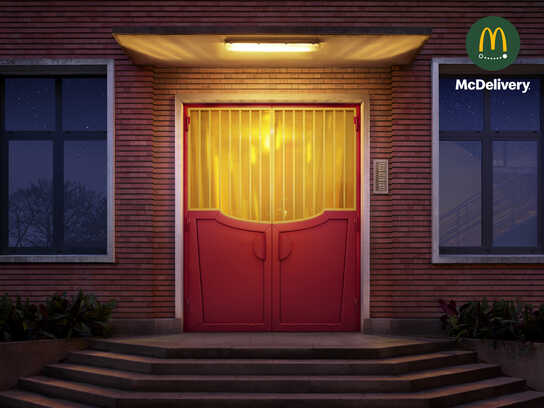 McDonald’s delivers to your door!