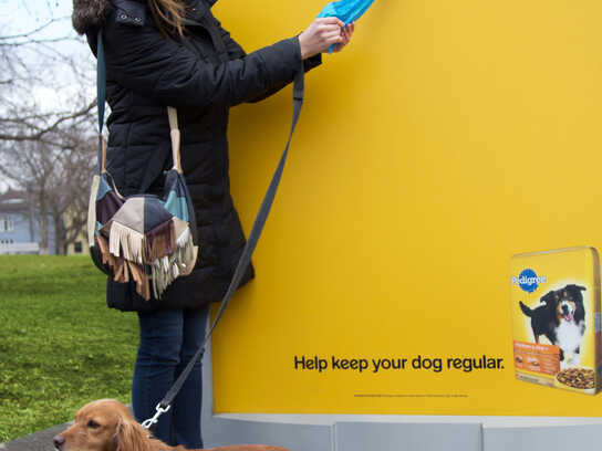 Poop Bags Bus Shelter