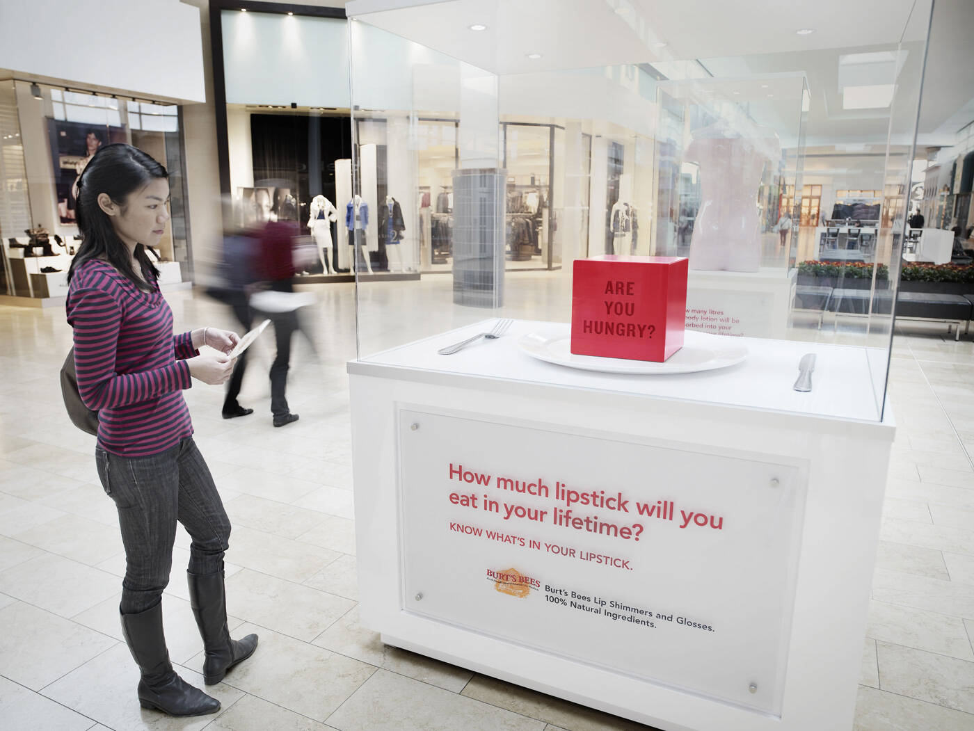 Burt’s Bees Lipstick, Bottle, Lotion • Ads of the World™ Part of The