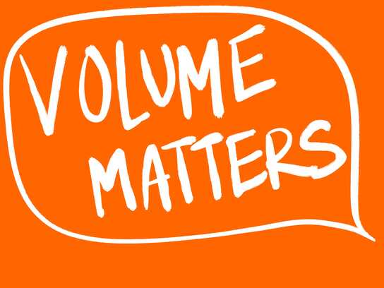 Volume Matters