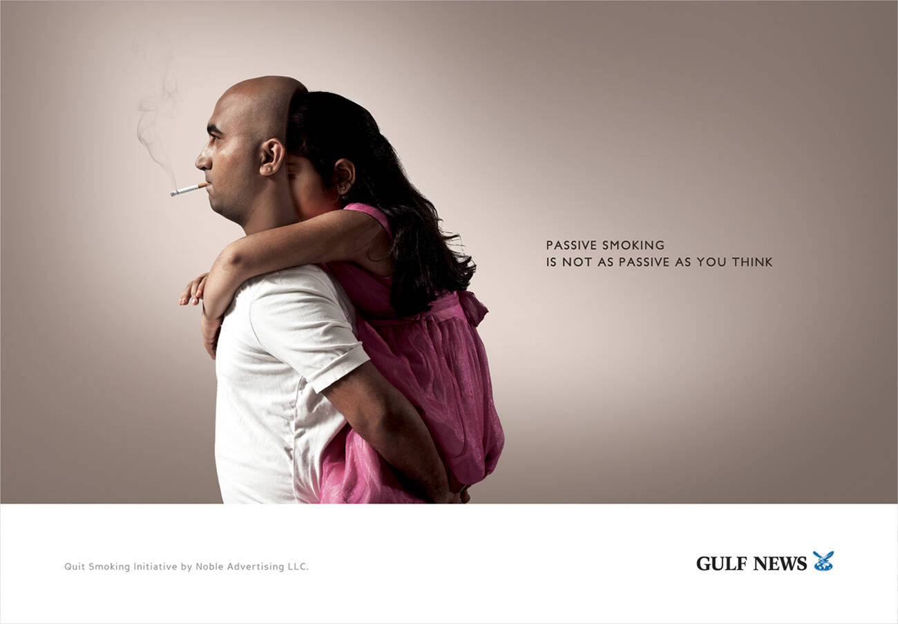 Gulf News Passive Smoking Ads Of The World™ Part Of The Clio Network