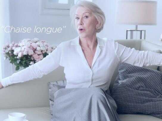 French lessons with Helen Mirren