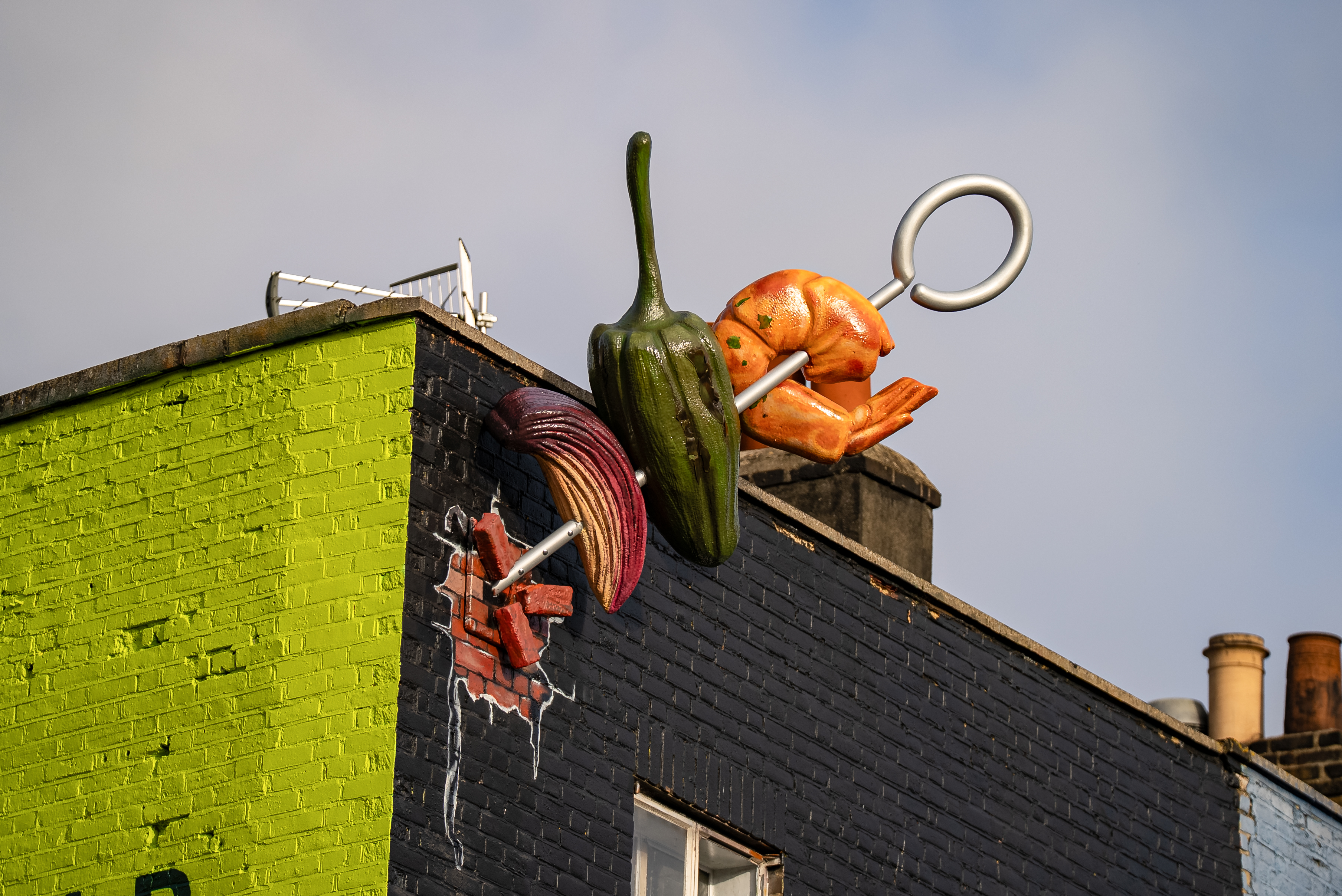 Anything is a kebab if you put a skewer through it! Image