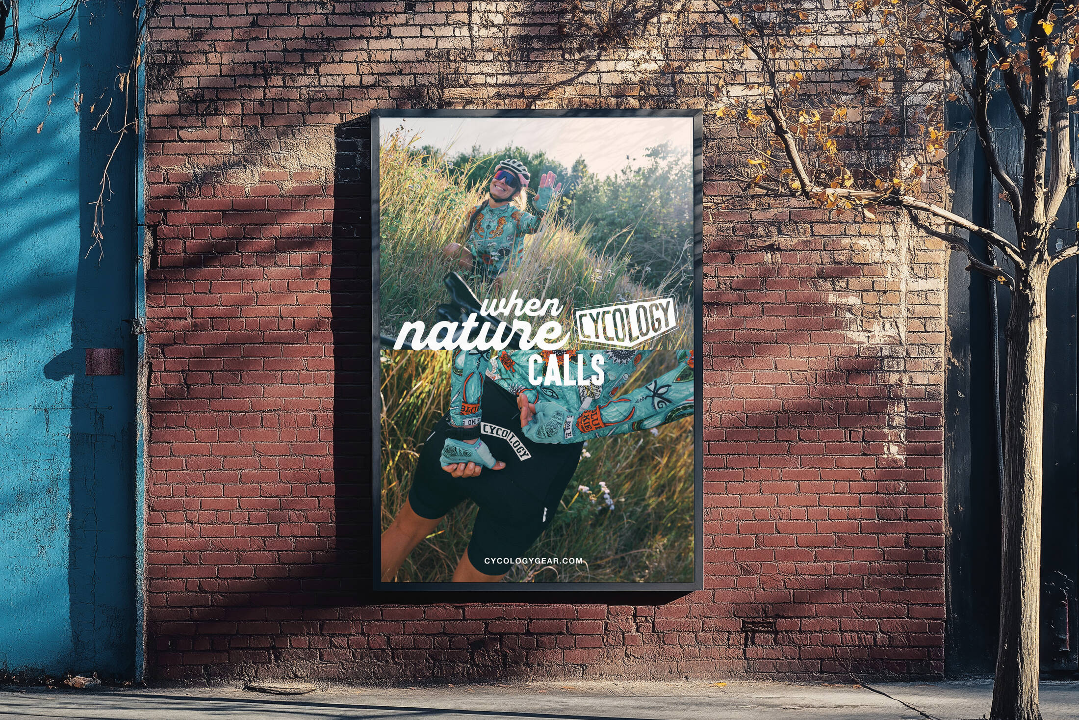 Cycology Gear Style in Motion OOH poster