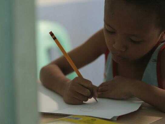 The boy who loves to study