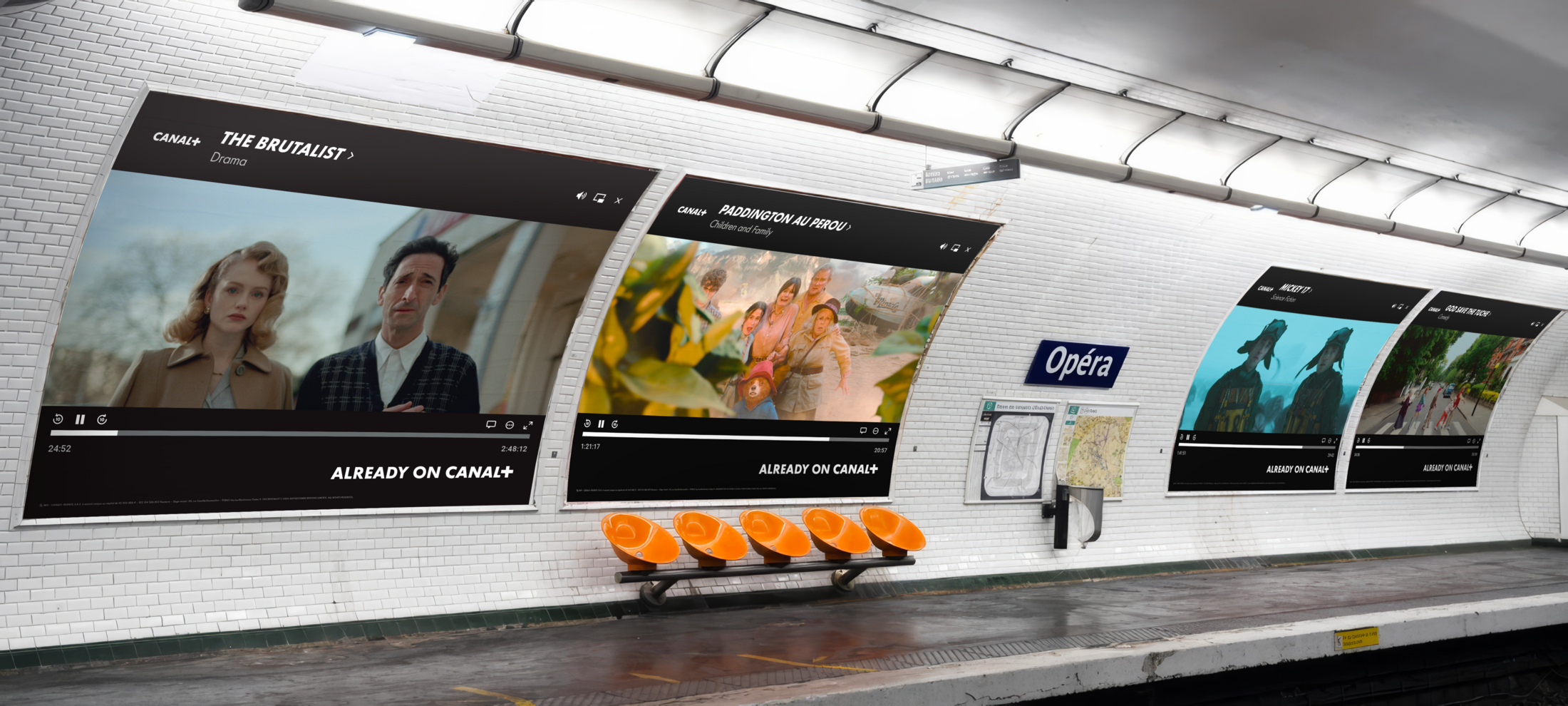 CANAL+ OOH campaign frame 1